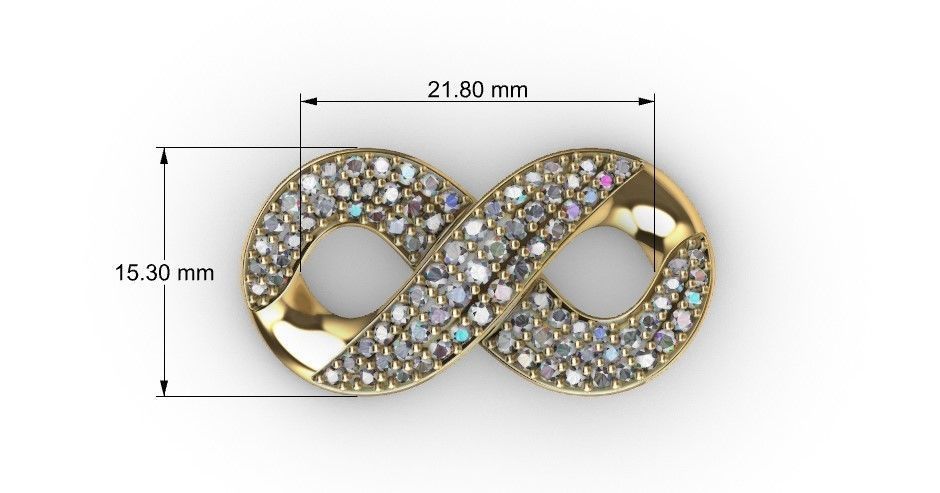 15 MM INFINITY LINK 3D print model_5