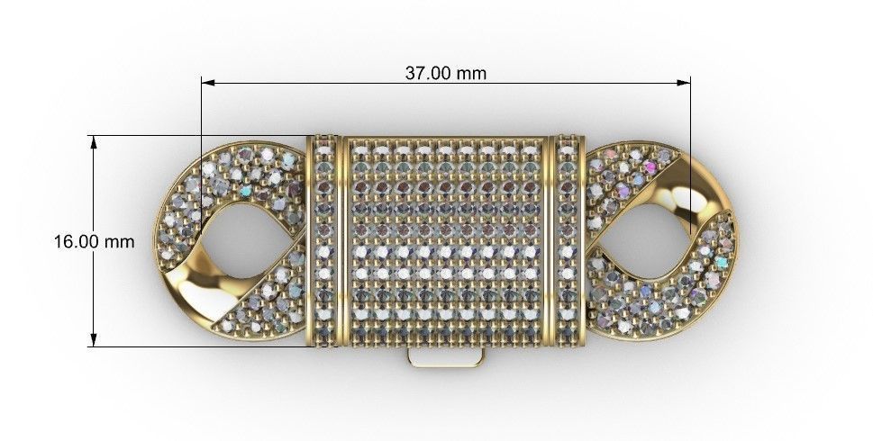 15 MM INFINITY LINK 3D print model_8