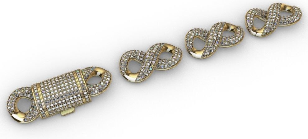 15 MM INFINITY LINK 3D print model_12