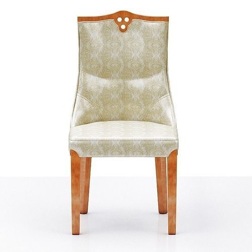 Dining chair Low-poly 3D model