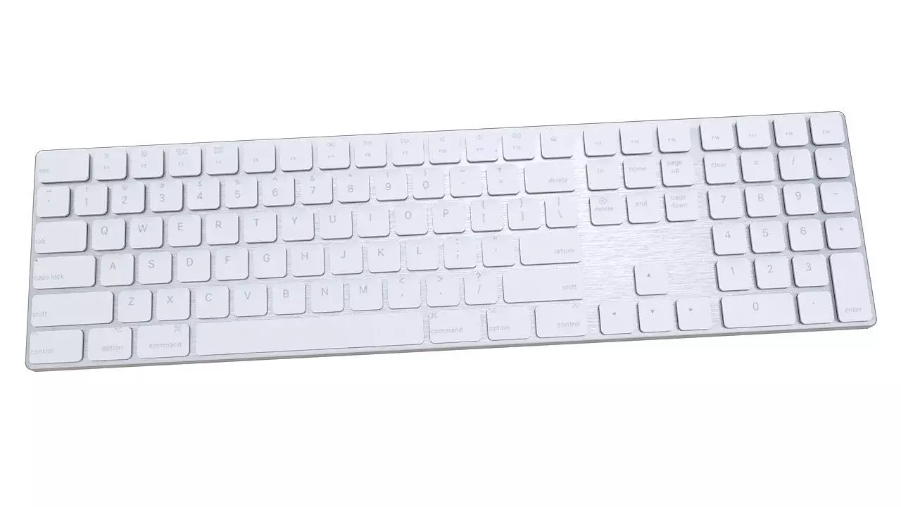 apple mac wireless keyboard 3D model_0