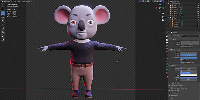Koala - Canimal - Blender 3D model