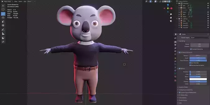 Koala - Canimal - Blender