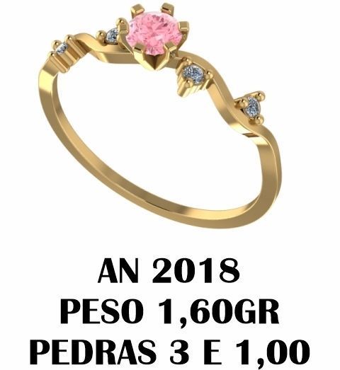 Anel 2018 3D print model_4