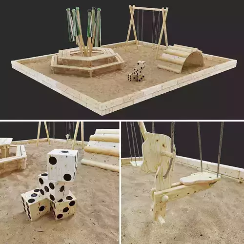 Playground 3 sand play area for children