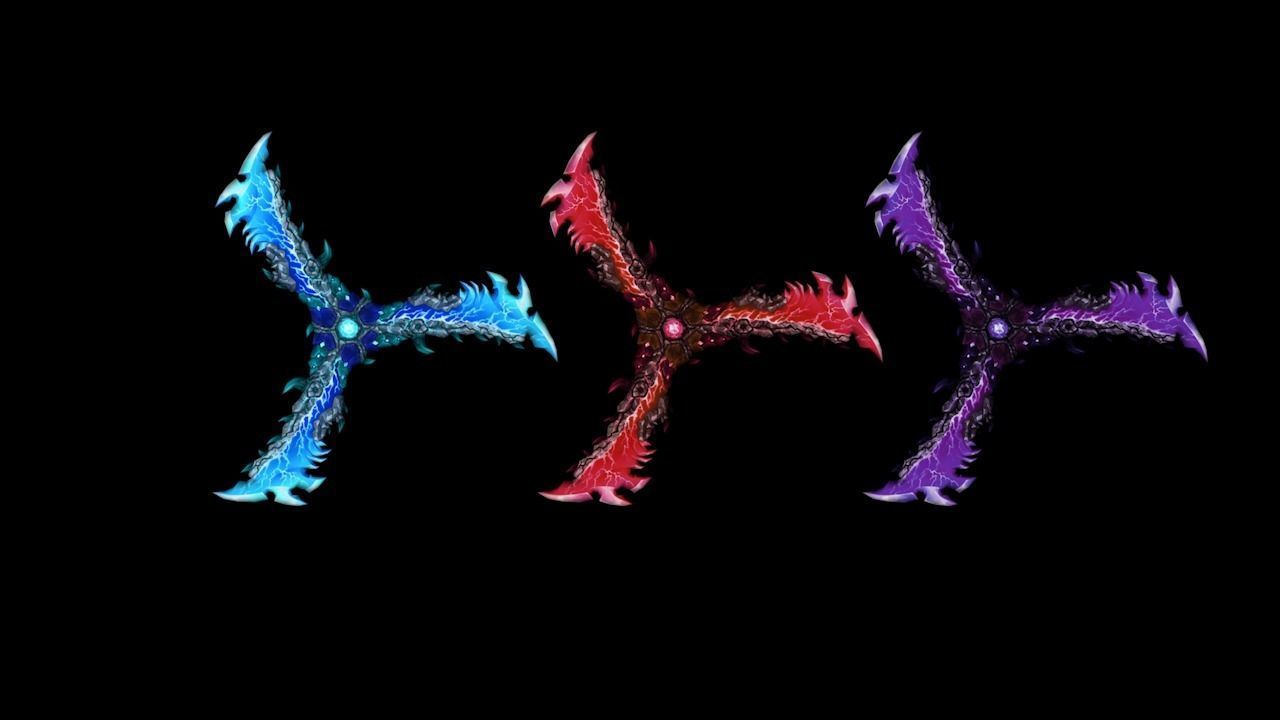 Frozen Bone Chakram Low-poly 3D model_1