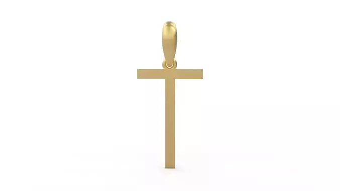 Initial Letters Pendant WARINGTONSDEMO T 3D print model