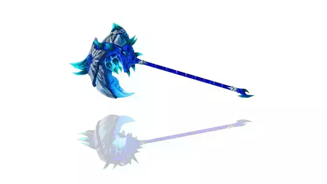 Frozen Bone Hammer Low-poly 3D model Frozen Bone Hammer Low-poly 3D model