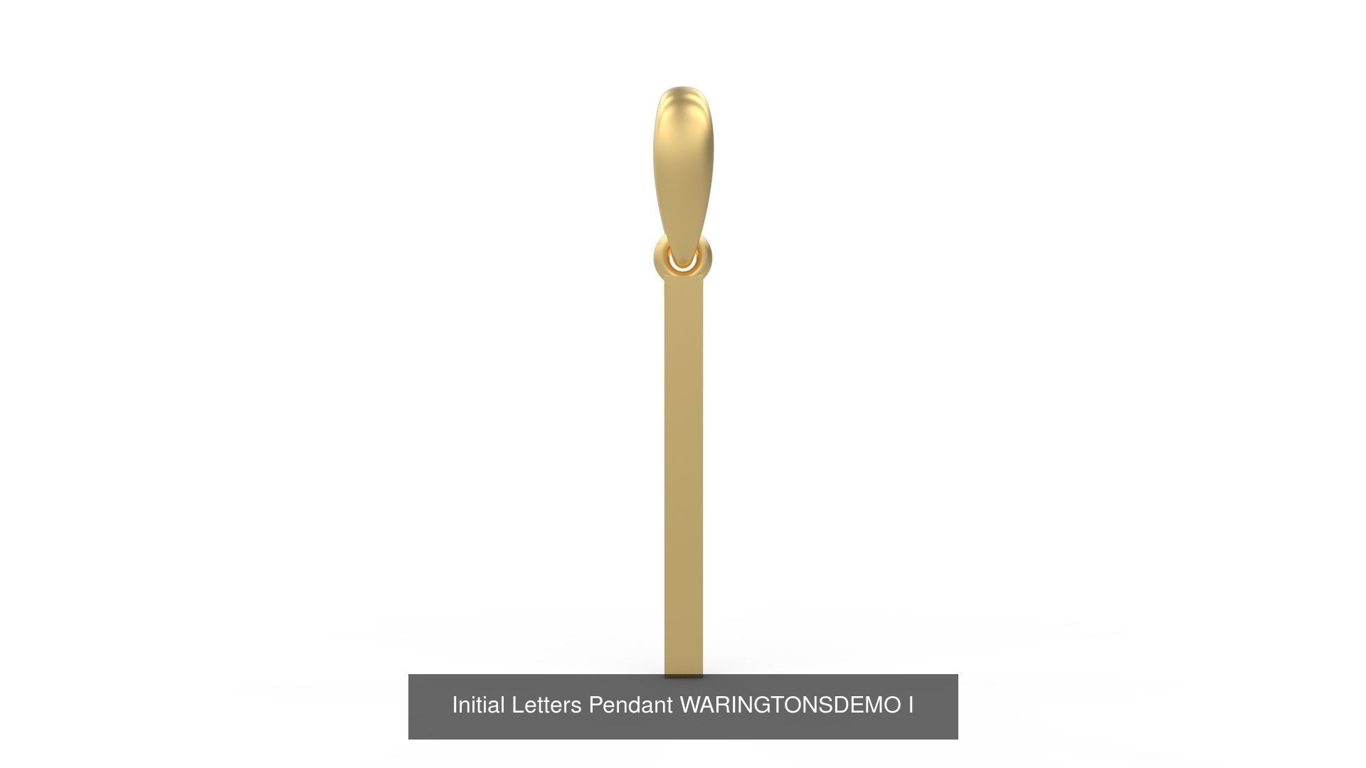 Initial Letters Pendant Alphabets WARINGTONSDEMO 3D Model Collection_11