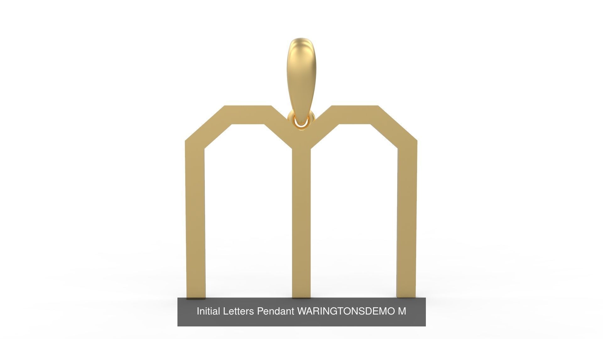 Initial Letters Pendant Alphabets WARINGTONSDEMO 3D Model Collection_15