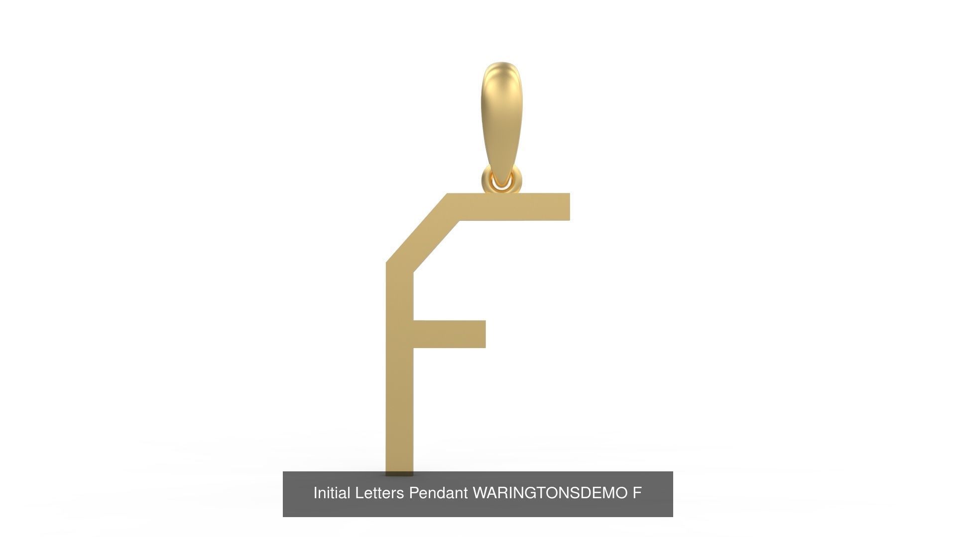 Initial Letters Pendant Alphabets WARINGTONSDEMO 3D Model Collection_8