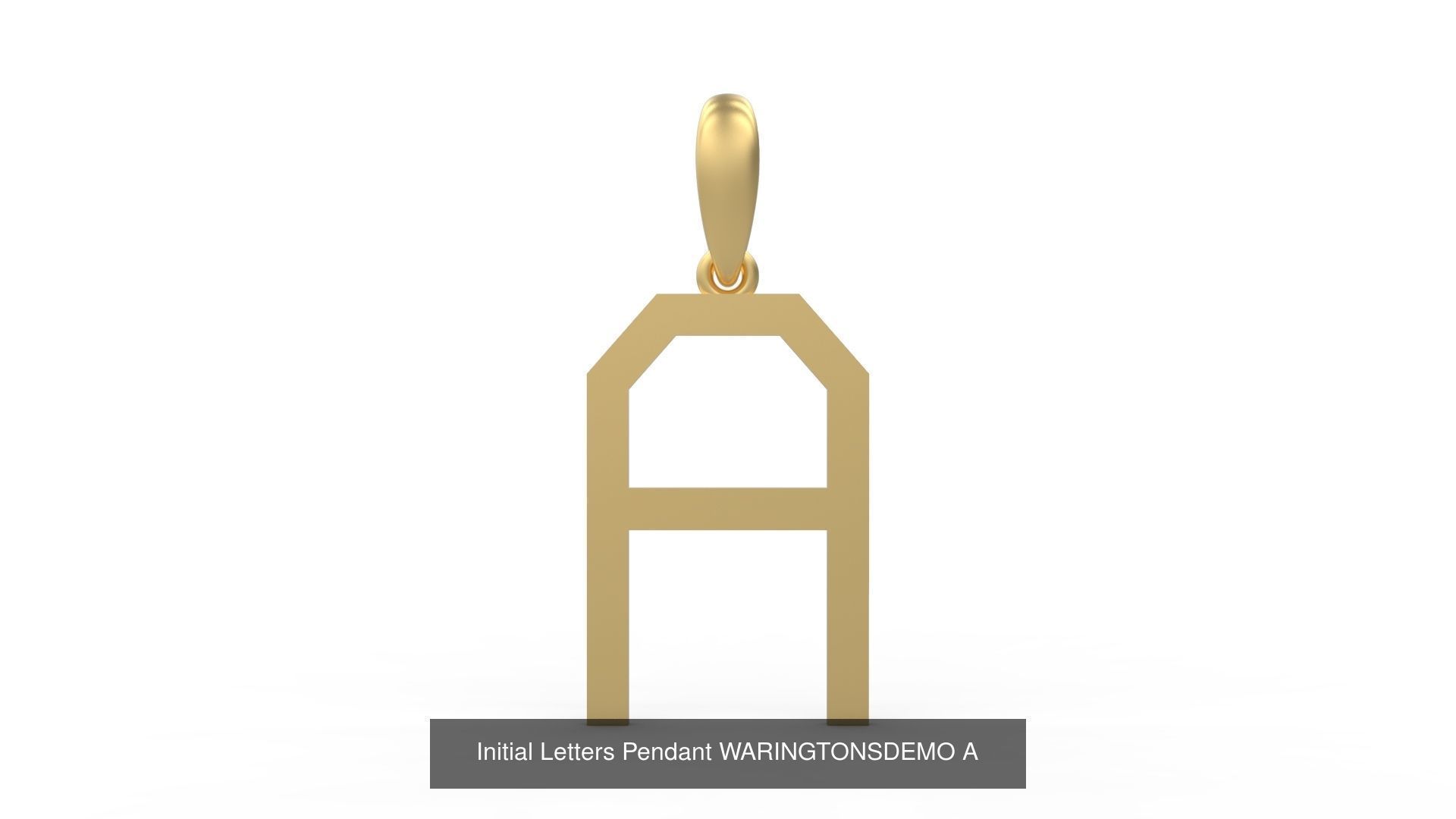 Initial Letters Pendant Alphabets WARINGTONSDEMO 3D Model Collection_3
