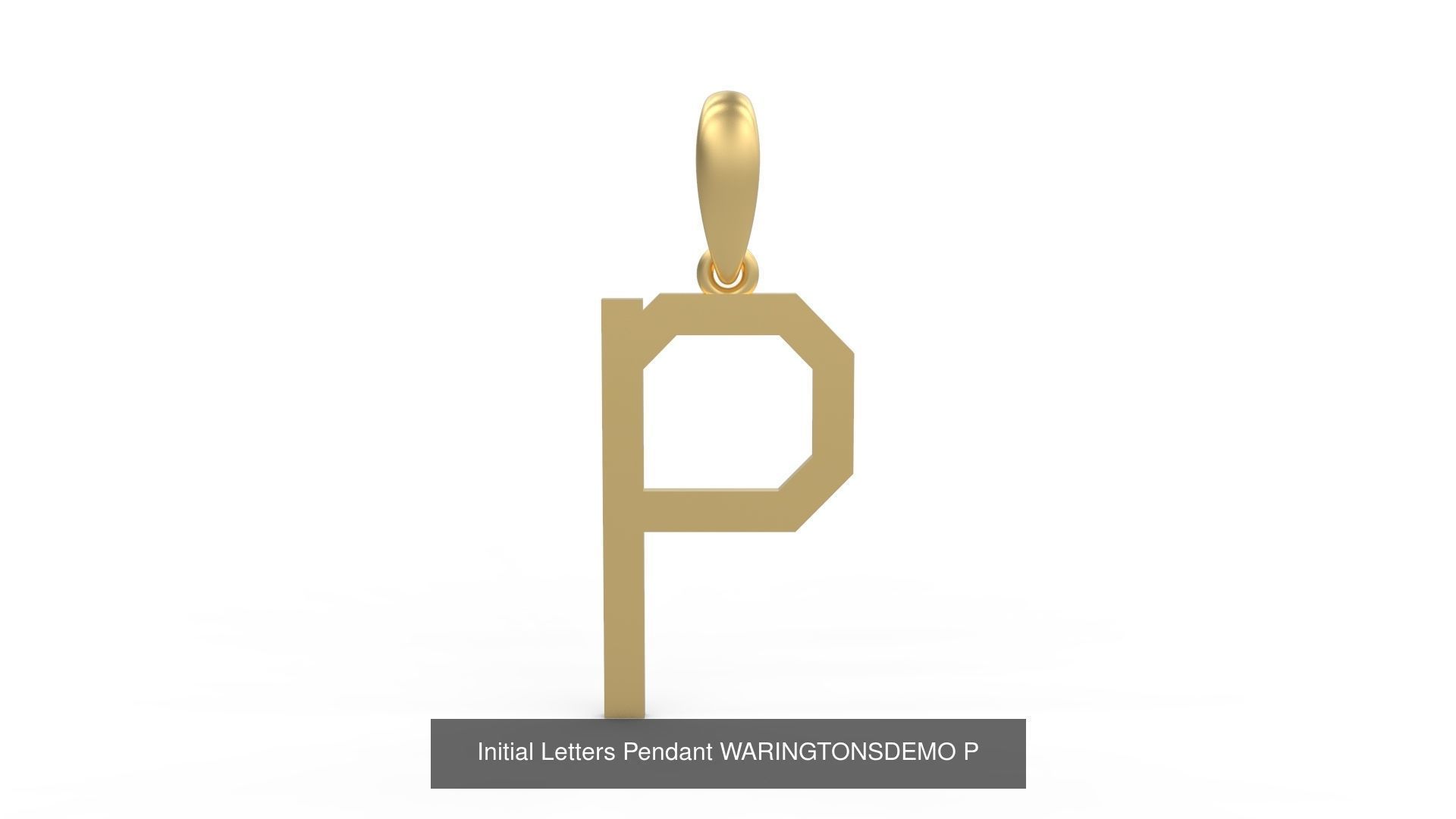 Initial Letters Pendant Alphabets WARINGTONSDEMO 3D Model Collection_18