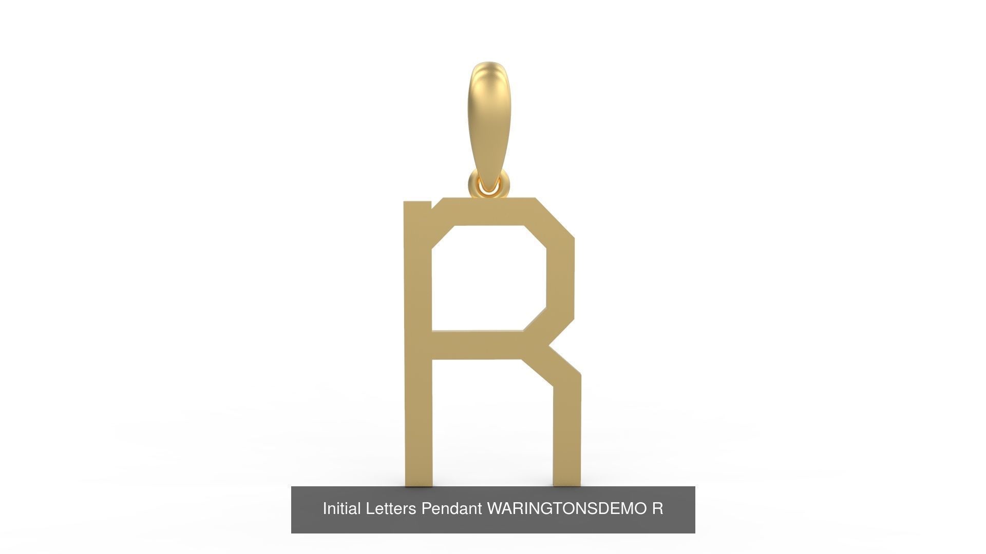 Initial Letters Pendant Alphabets WARINGTONSDEMO 3D Model Collection_20