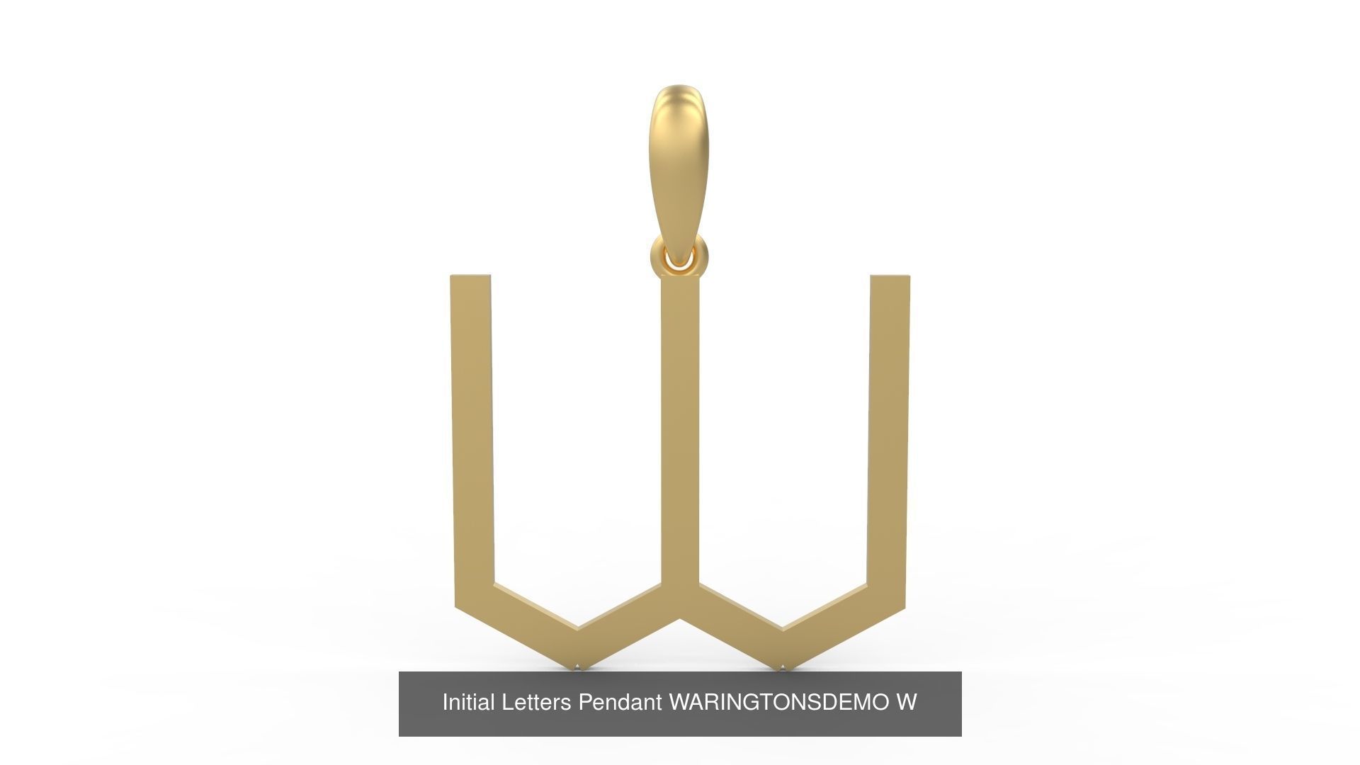 Initial Letters Pendant Alphabets WARINGTONSDEMO 3D Model Collection_25