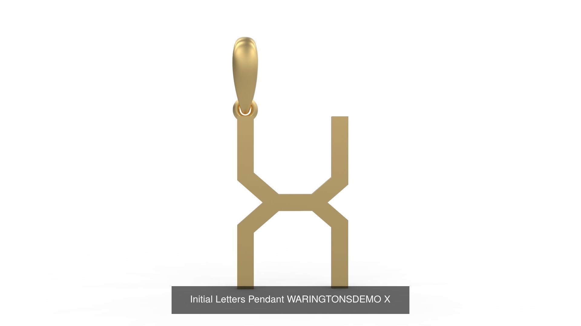 Initial Letters Pendant Alphabets WARINGTONSDEMO 3D Model Collection_26