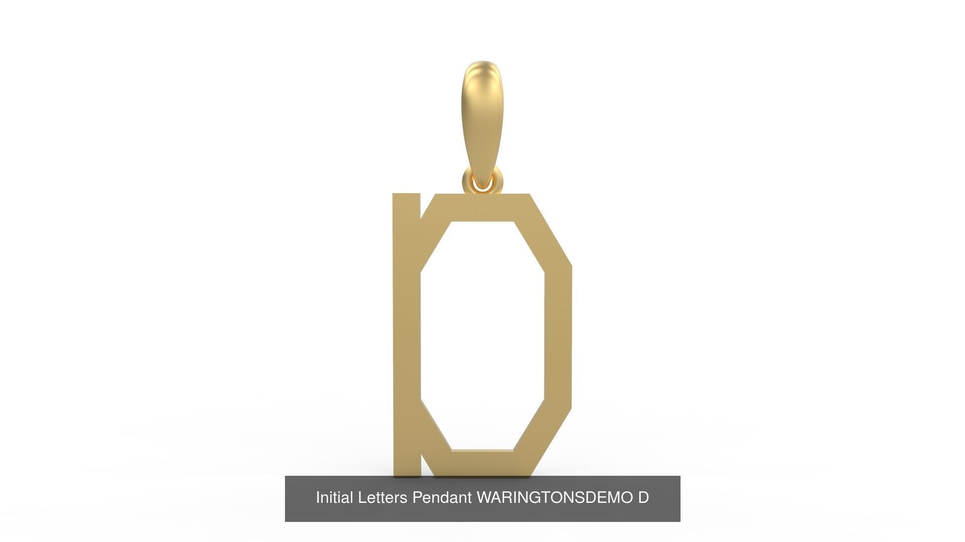 Initial Letters Pendant Alphabets WARINGTONSDEMO 3D Model Collection_6