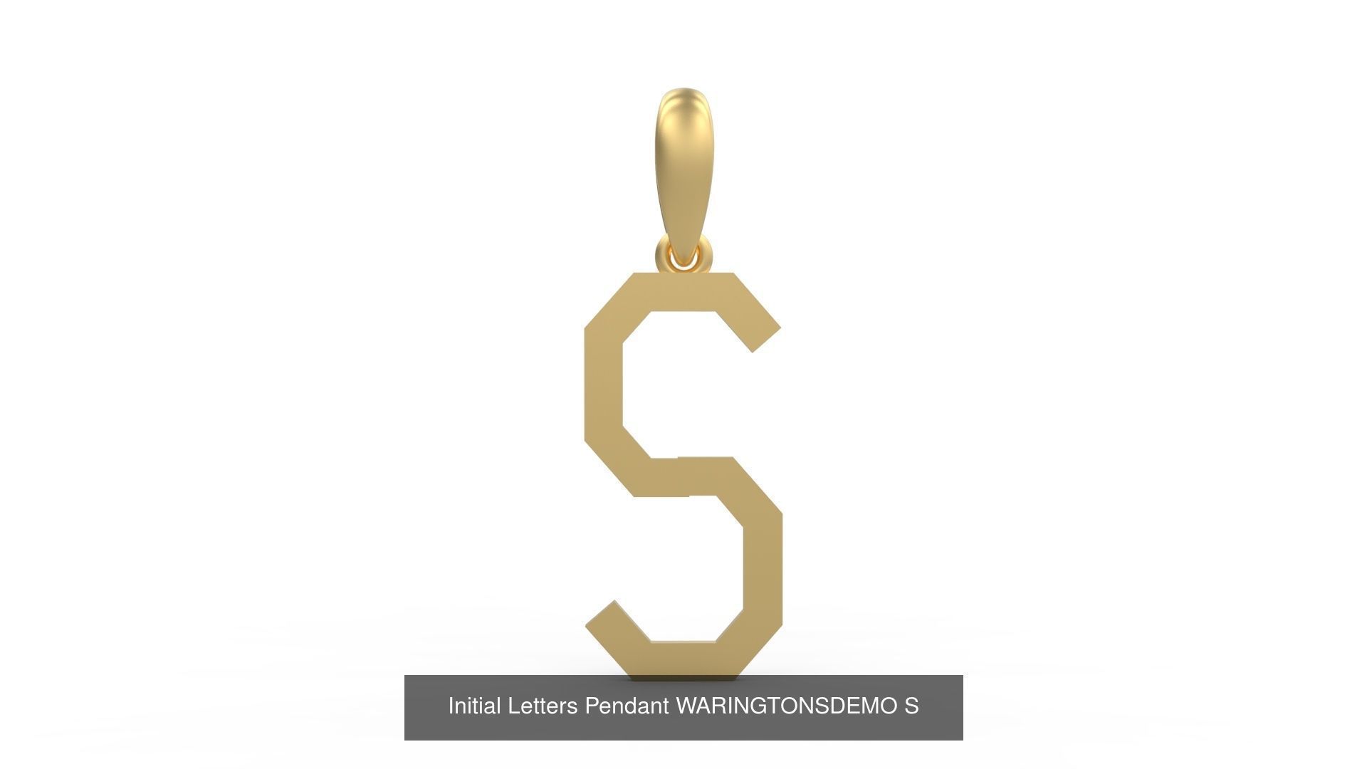 Initial Letters Pendant Alphabets WARINGTONSDEMO 3D Model Collection_21
