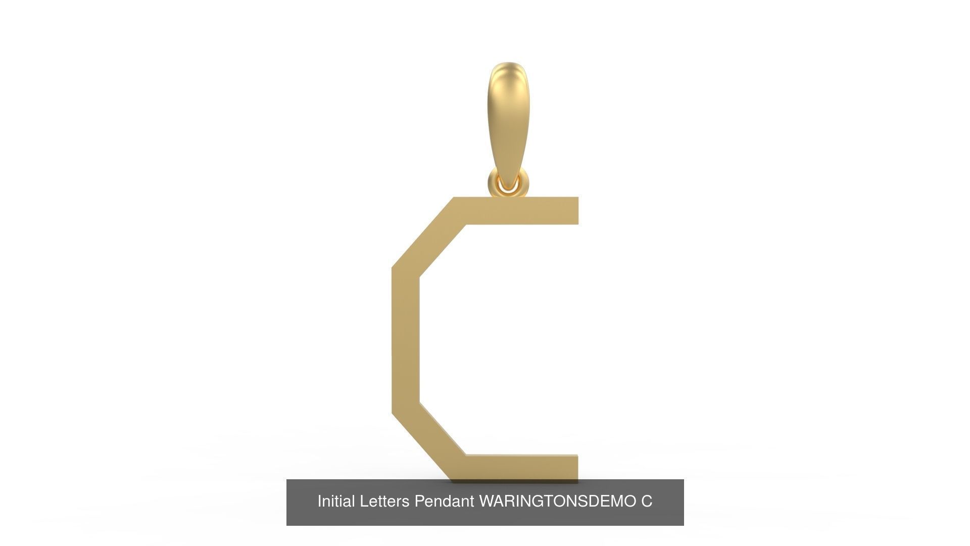 Initial Letters Pendant Alphabets WARINGTONSDEMO 3D Model Collection_5
