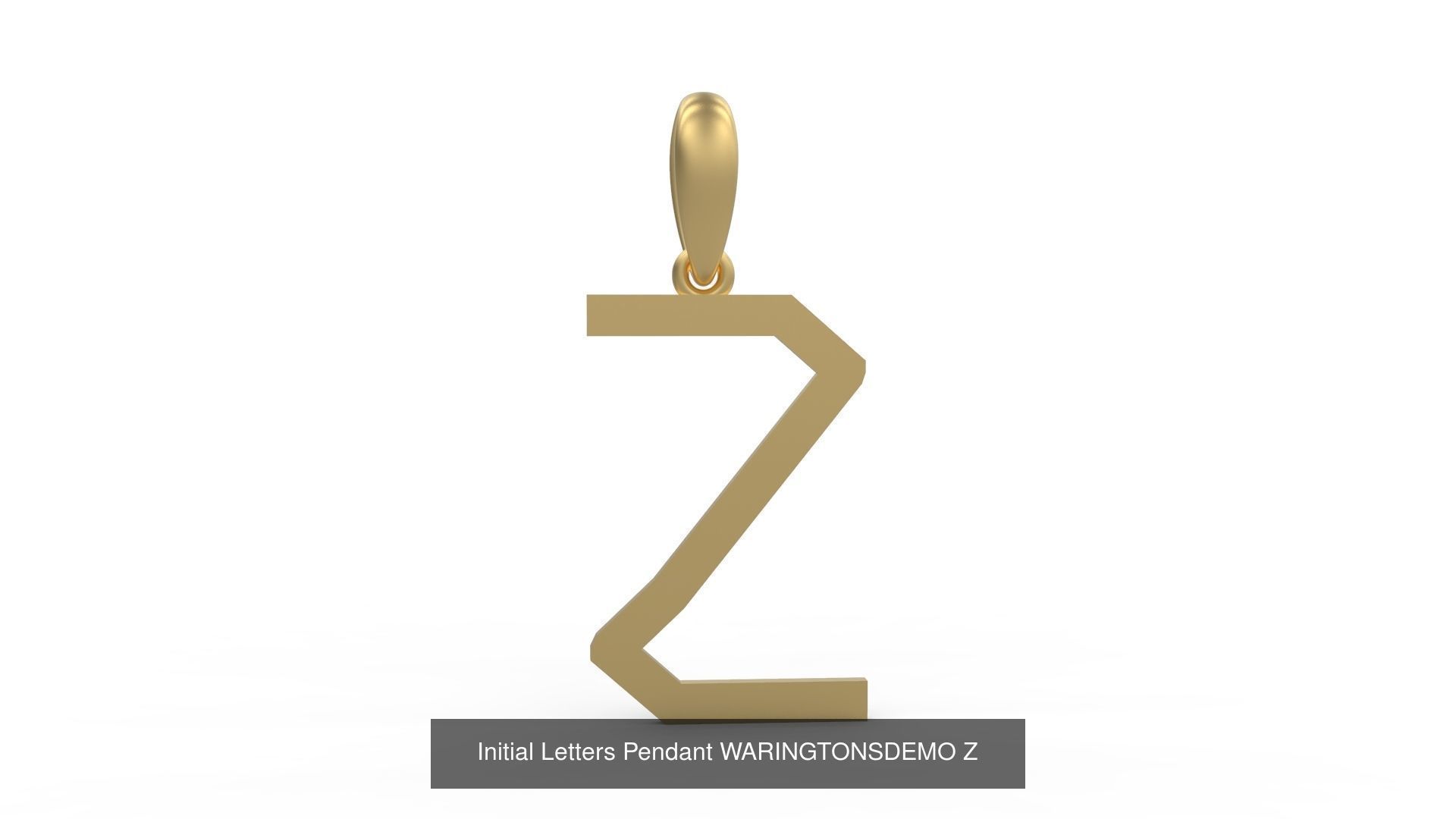 Initial Letters Pendant Alphabets WARINGTONSDEMO 3D Model Collection_28