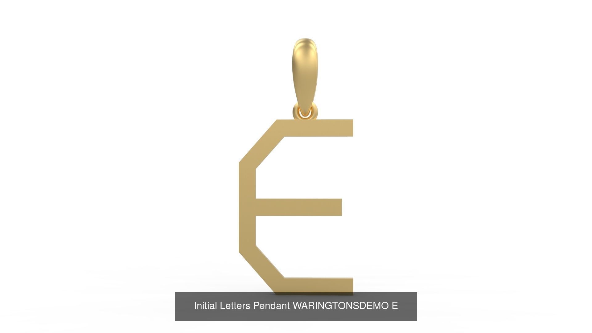 Initial Letters Pendant Alphabets WARINGTONSDEMO 3D Model Collection_7