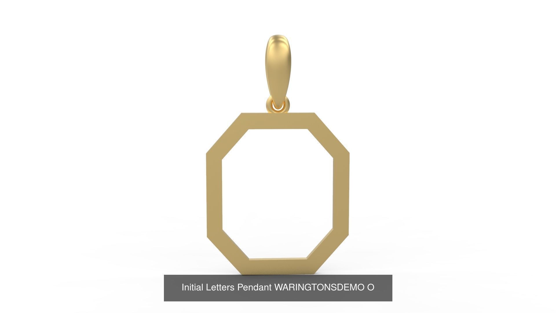 Initial Letters Pendant Alphabets WARINGTONSDEMO 3D Model Collection_17