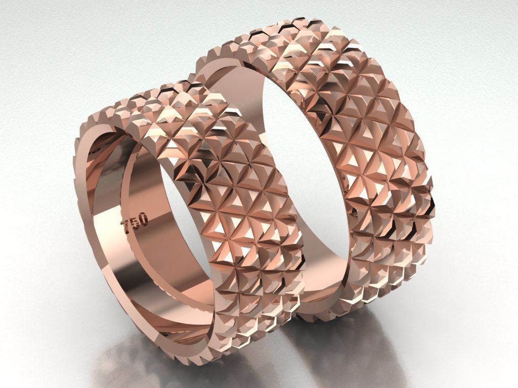 ring set 15 collection1 3D print model_1