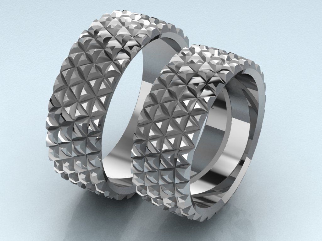 ring set 15 collection1 3D print model_3