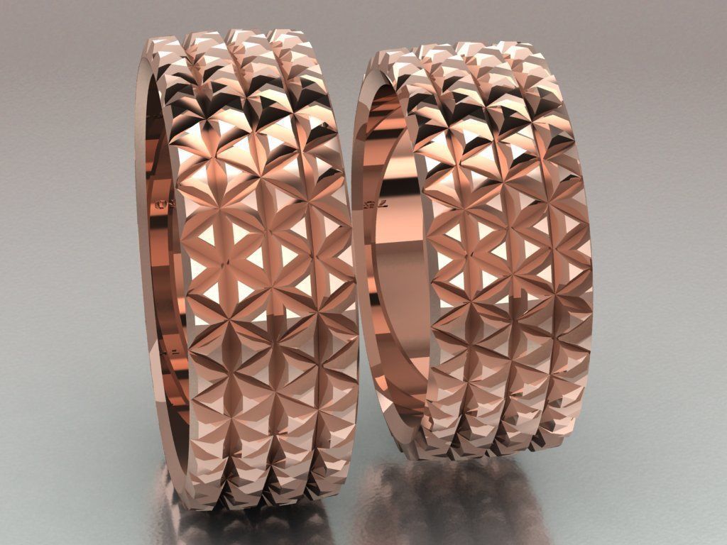 ring set 15 collection1 3D print model_2