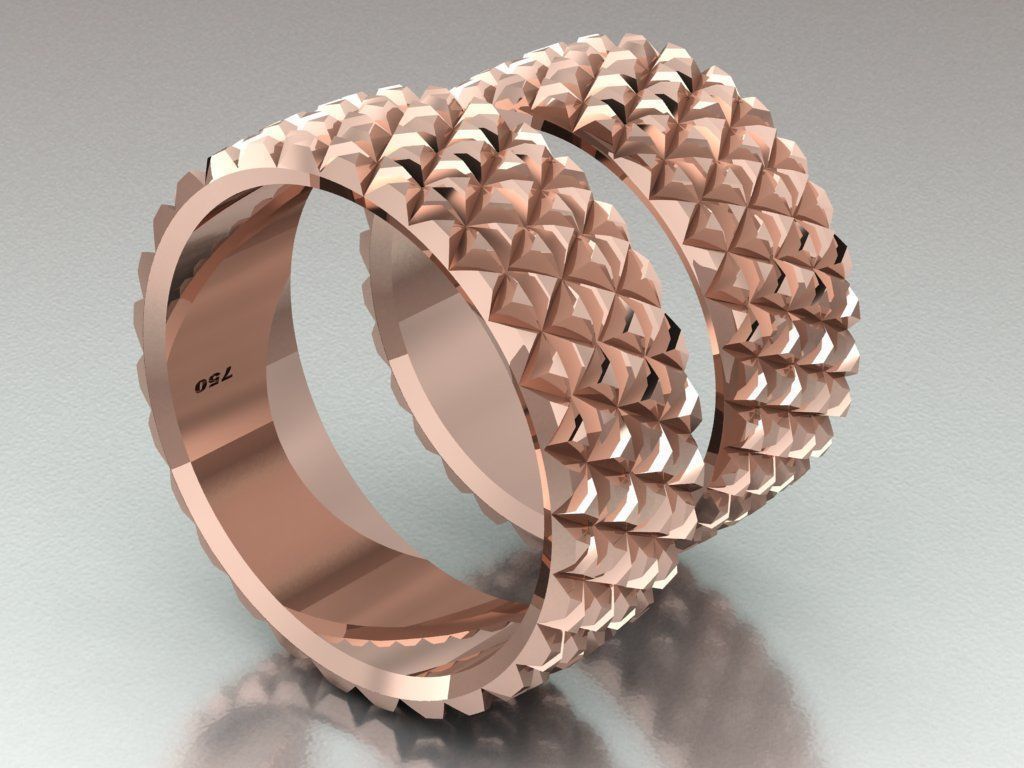 ring set 15 collection1 3D print model_8