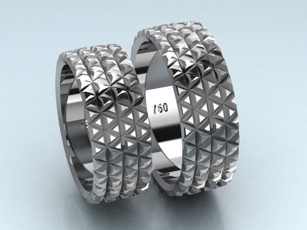 ring set 15 collection1 3D print model_7