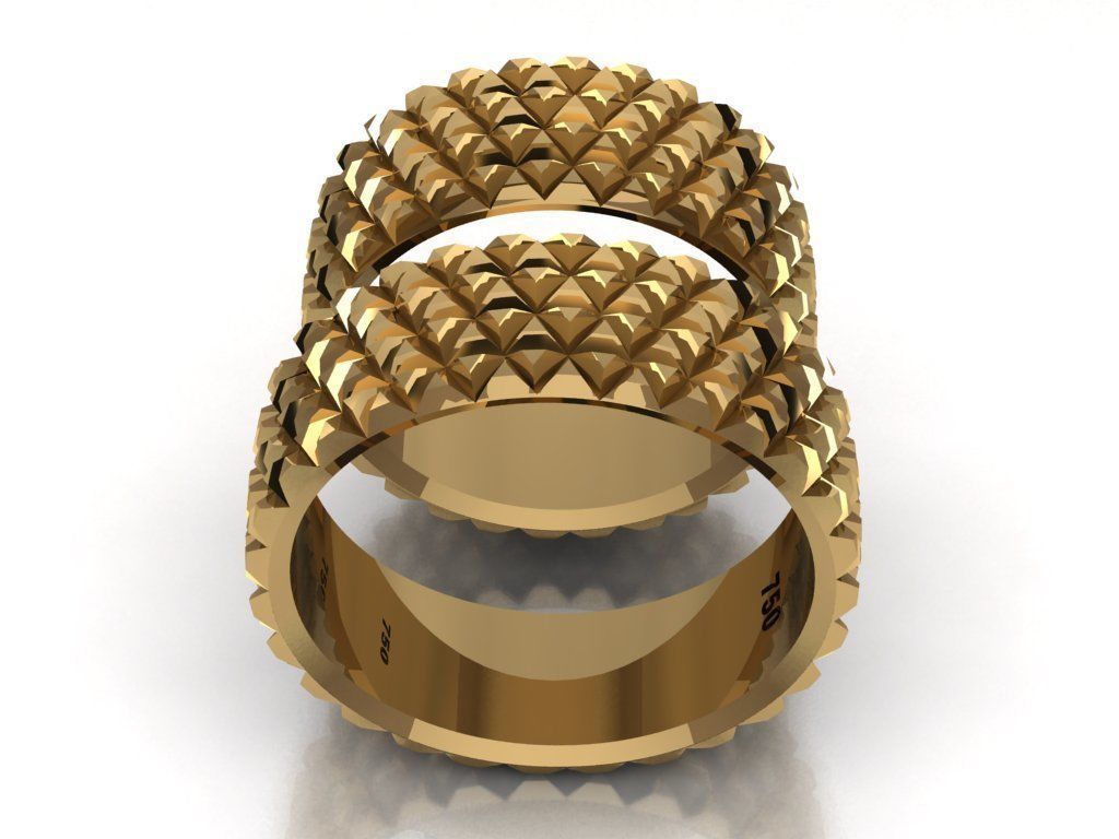 ring set 15 collection1 3D print model_4