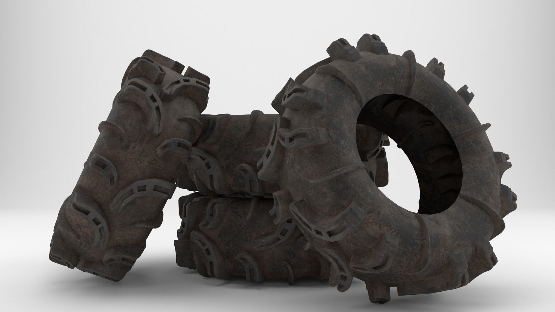 GORILLA SILVERBACK ATV TIRE 3D model CGTrader