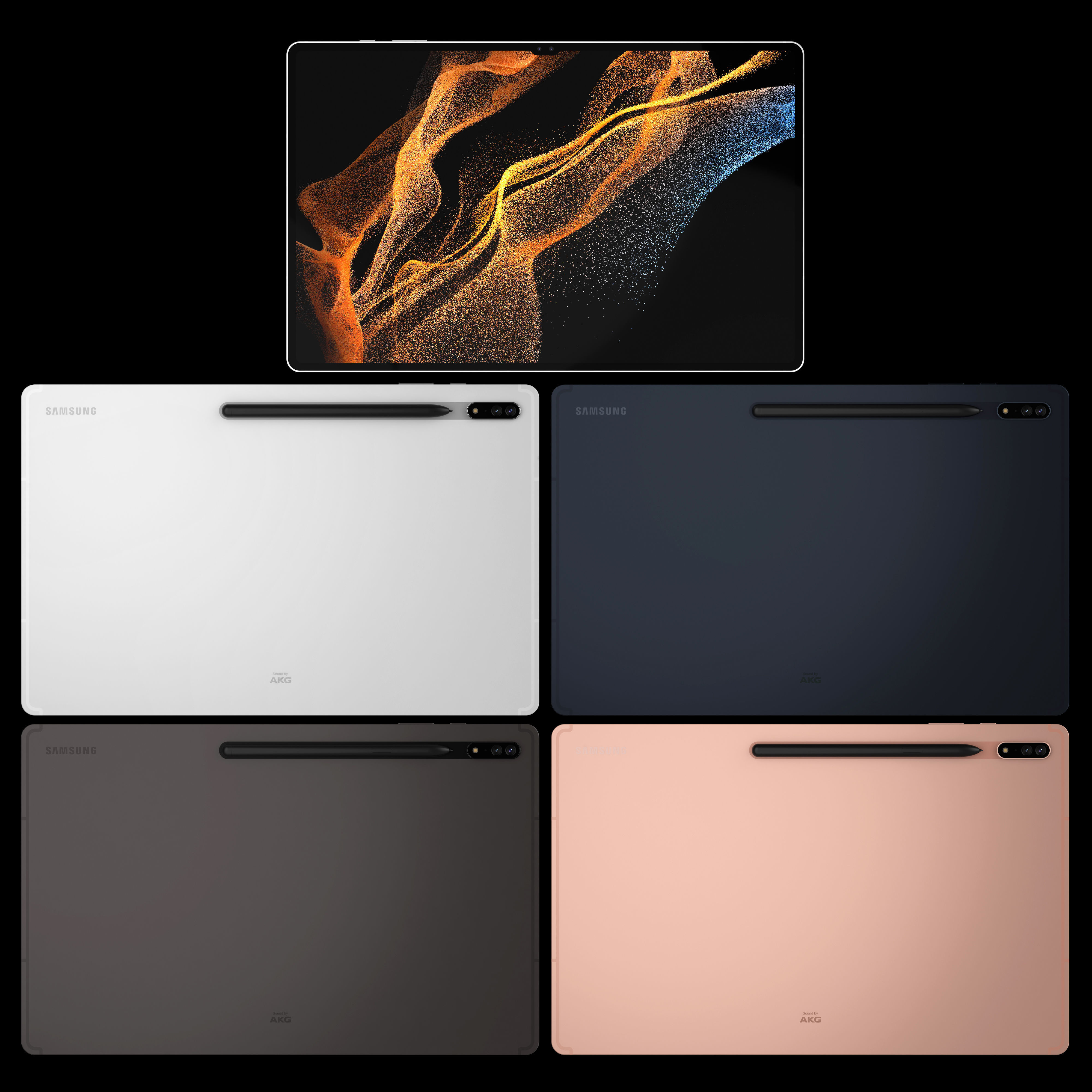 Samsung Galaxy Tab S8 Ultra and Pen 3D model_1