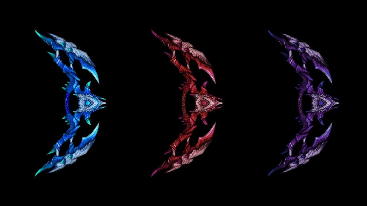 Frozen Bone Weapons 3D Model Collection_13