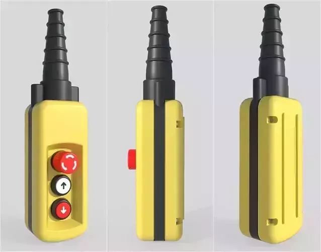 Crane Controller M3 Low-poly 3D model