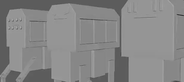 Robot series of boxes