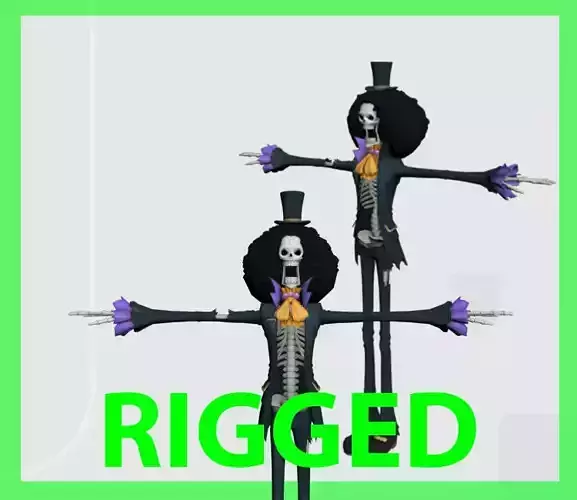 Brook rigged skeletons