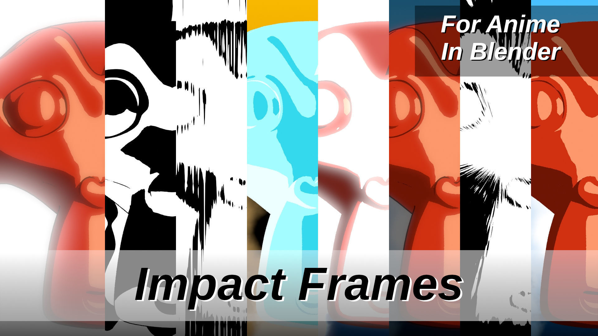 For Anime in Blender - Impact Frames 3D model_0