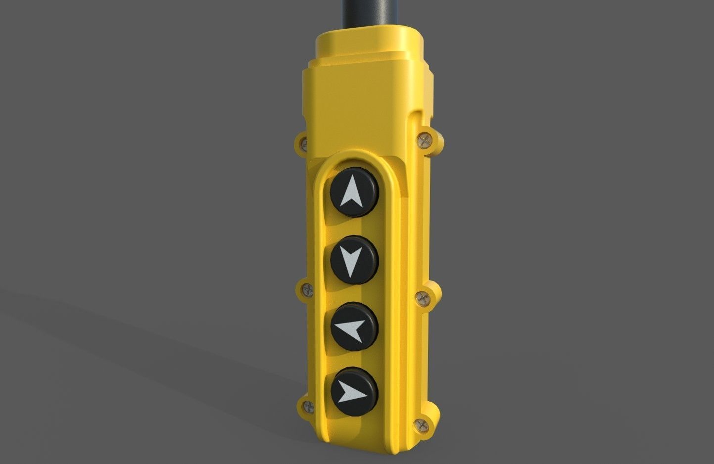 Crane Controller M8 Low-poly 3D model_20