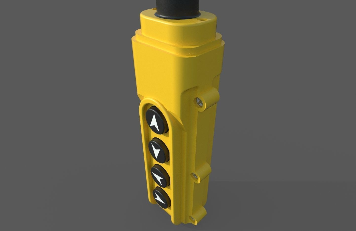 Crane Controller M8 Low-poly 3D model_9