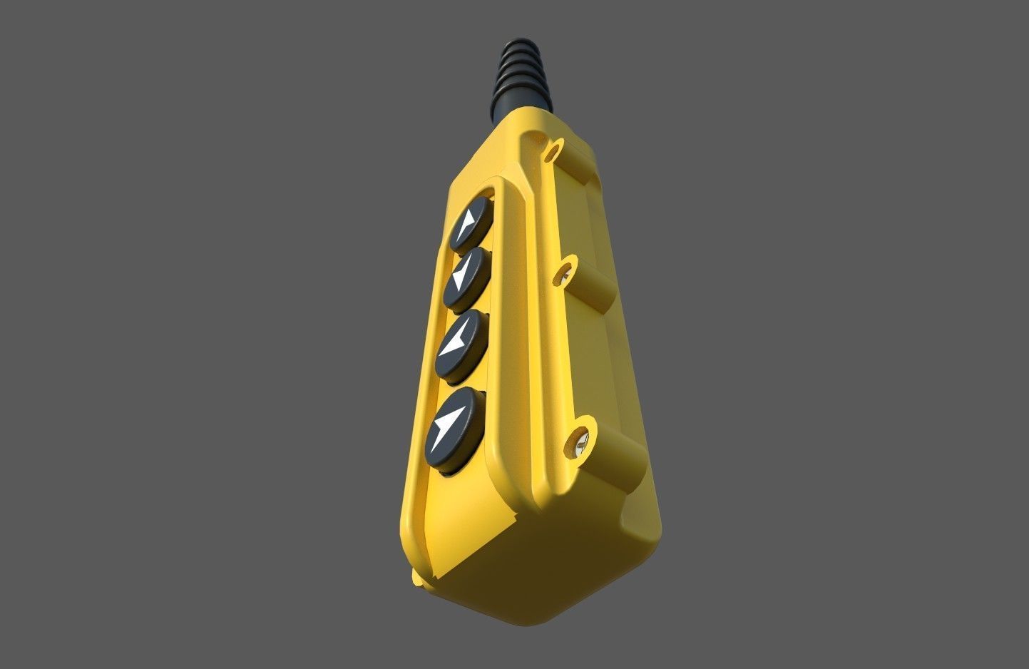 Crane Controller M8 Low-poly 3D model_12