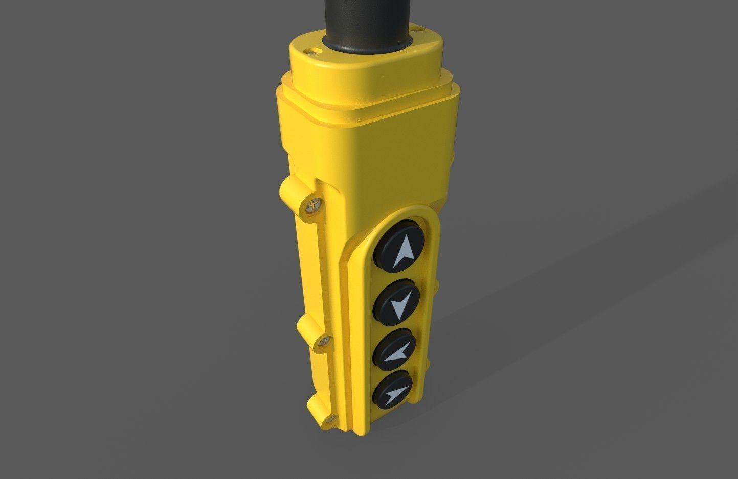 Crane Controller M8 Low-poly 3D model_10