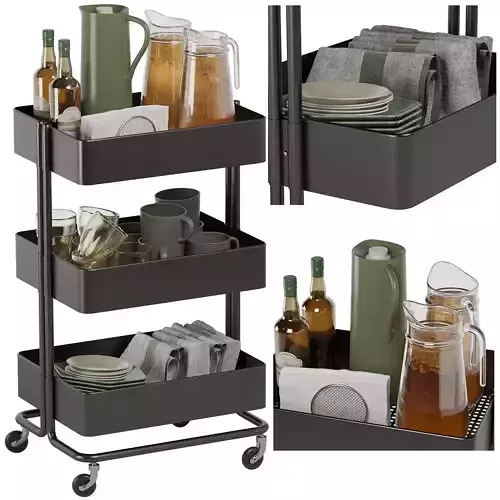 Ikea kitchen Rolling storage-2