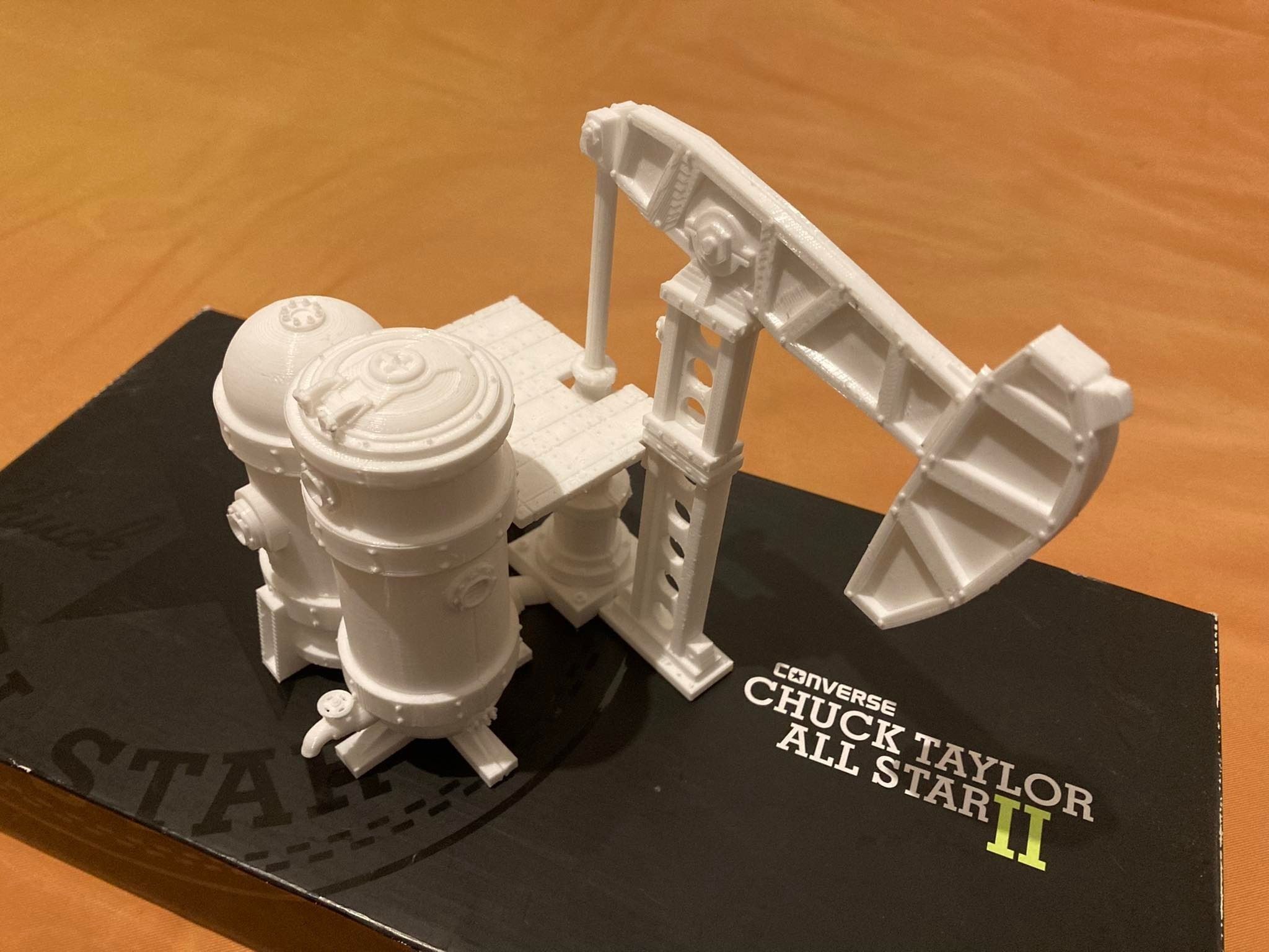 Oil pump 3D print model_4