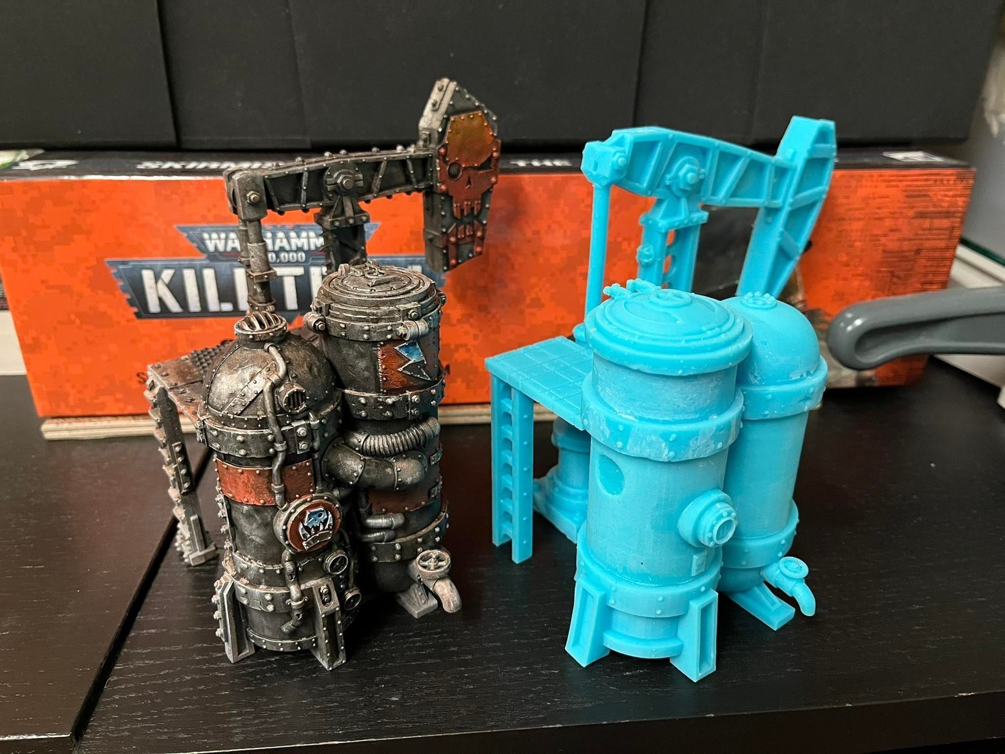 Oil pump 3D print model_1