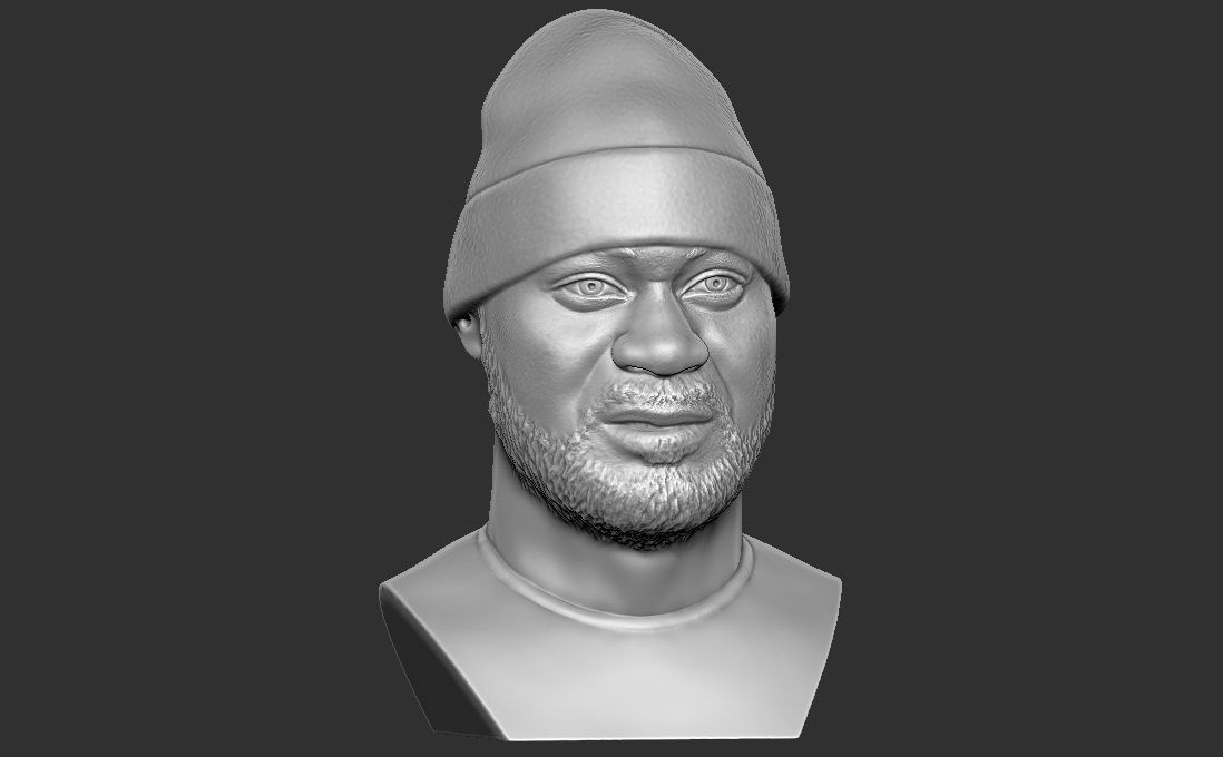 Ghostface Killah bust for 3D printing 3D print model_17