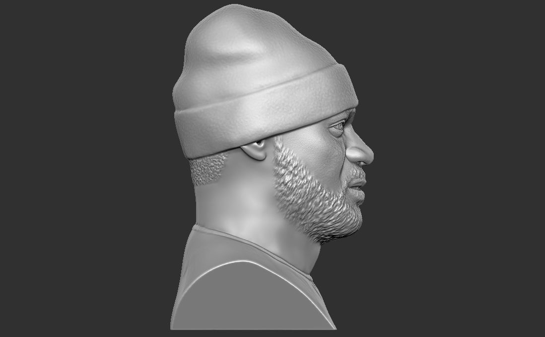 Ghostface Killah bust for 3D printing 3D print model_14