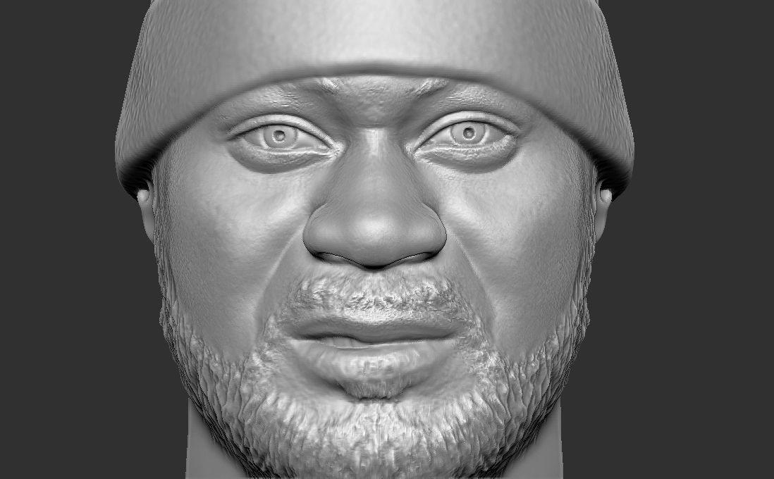 Ghostface Killah bust for 3D printing 3D print model_19