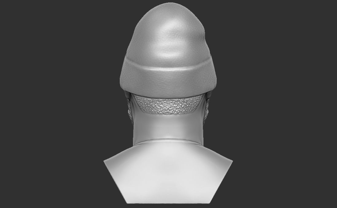 Ghostface Killah bust for 3D printing 3D print model_12